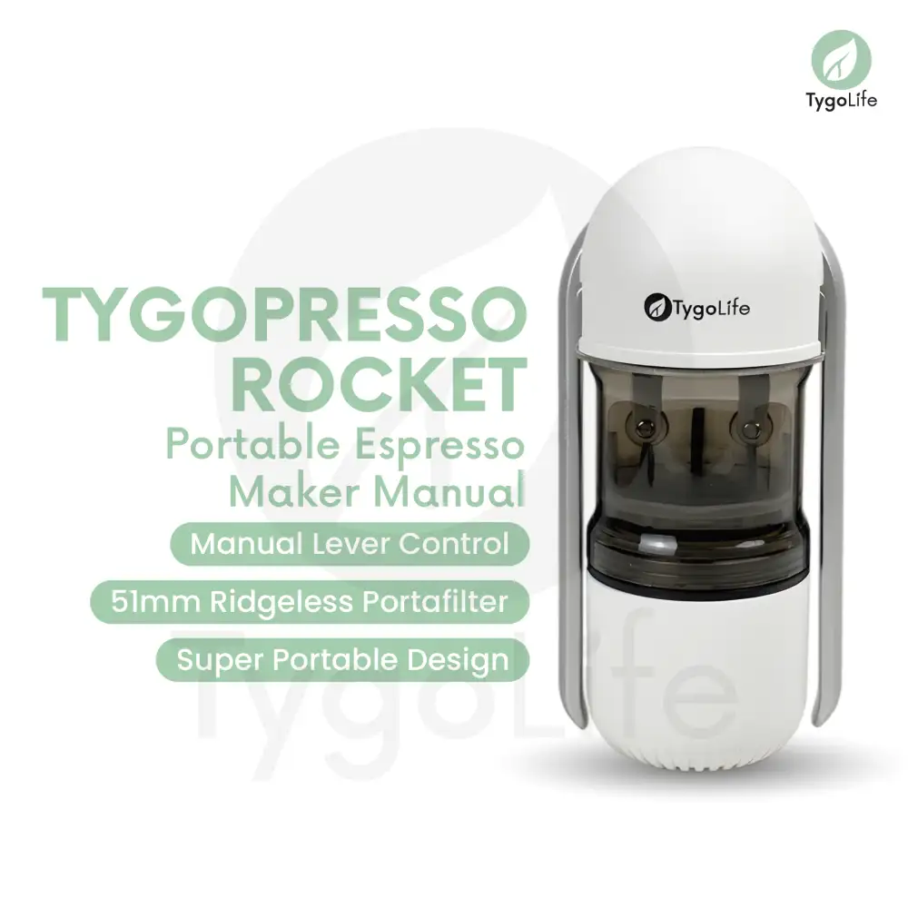 TYGOPRESSO ROCKET PORTABLE ESPRESSO MAKER MANUAL ALAT PEMBUAT KOPI ESPRESSO PORTAFILTER 51MM